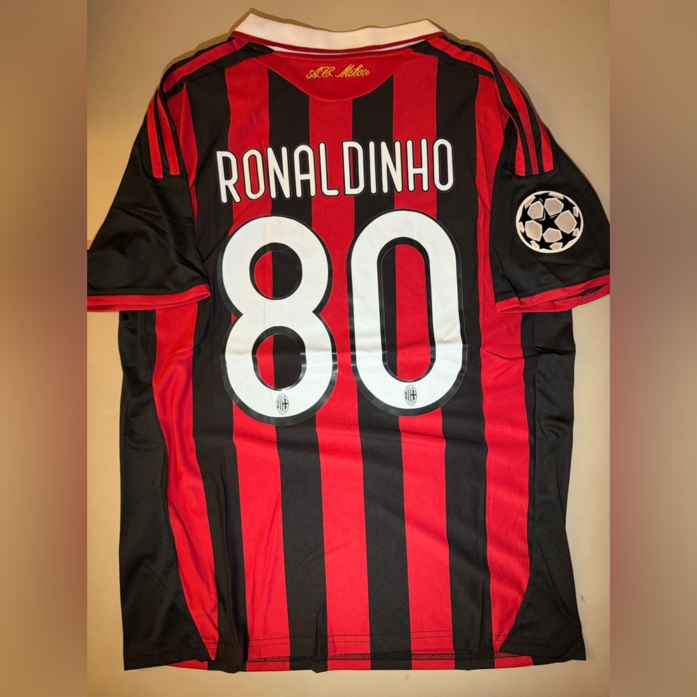Ronaldinho ac Milan retro jersey - Picture 1 of 2